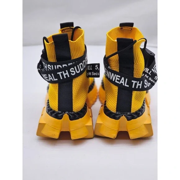 PAI-WEITE Shoes Size 39  Chinese Yellow Black Weight Securing System Unisex - Picture 3 of 8